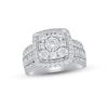 Thumbnail Image 1 of Previously Owned Diamond Engagement Ring 2 ct tw Round/Baguette 10K White Gold