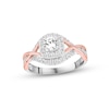 Thumbnail Image 1 of Previously Owned Diamond Engagement Ring 5/8 ct tw Round-cut 14K Two-Tone Gold