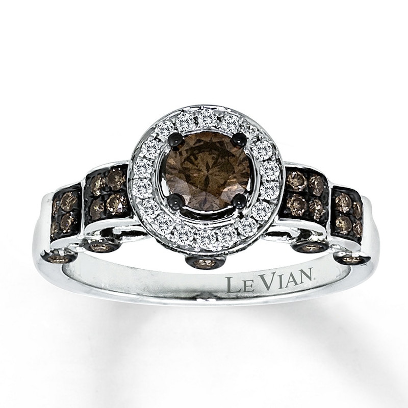 Previously Owned Le Vian Chocolate Diamonds 1-1/5 ct tw Ring 14K Vanilla Gold