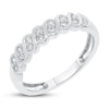 Thumbnail Image 4 of Previously Owned Diamond Anniversary Ring 1/4 ct tw Round-cut 10K White Gold