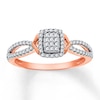 Thumbnail Image 1 of Previously Owned Diamond Ring 1/4 ct tw Round-cut 10K Rose Gold