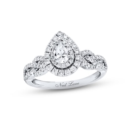 Previously Owned Neil Lane Bridal Ring 7/8 ct tw Diamonds 14K White Gold