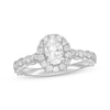 Thumbnail Image 1 of Previously Owned Neil Lane Diamond Engagement Ring 1 ct tw Oval & Round-cut 14K White Gold