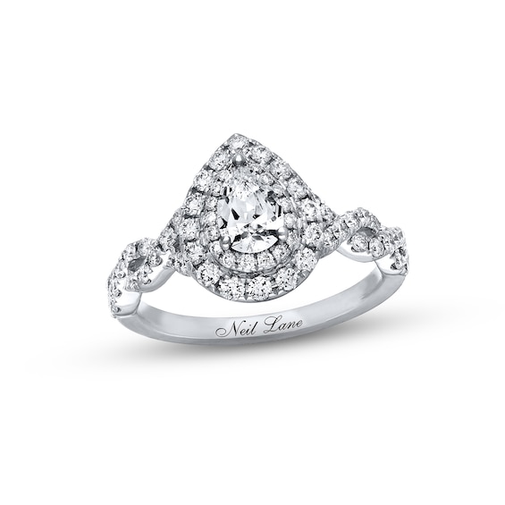 Previously Owned Neil Lane Engagement Ring 1-1/8 ct tw Diamonds 14K White Gold