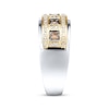 Thumbnail Image 3 of Previously Owned Men's Diamond Band 1/2 ct tw Brown & White 10K Two-Tone Gold