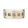 Thumbnail Image 4 of Previously Owned Men's Diamond Band 1/2 ct tw Brown & White 10K Two-Tone Gold