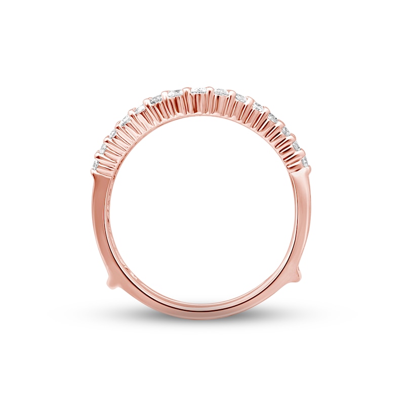 Main Image 3 of Previously Owned Diamond Wrap Ring 1/2 ct tw Round-cut 14K Rose Gold