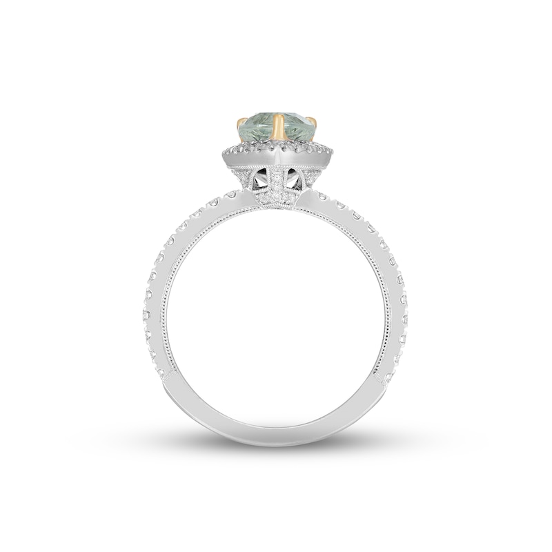 Main Image 3 of Previously Owned Neil Lane Quartz Engagement Ring 1/2 ct tw Diamonds 14K Gold
