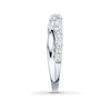 Thumbnail Image 2 of Previously Owned Diamond Contour Band 1/2 ct tw Round-cut 14K White Gold