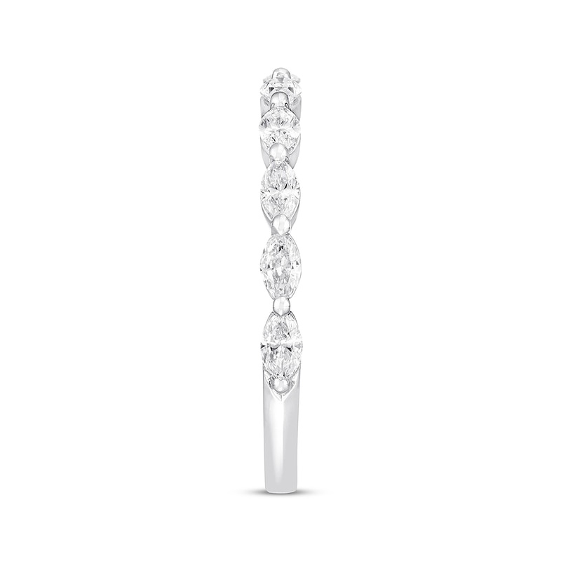 Main Image 2 of Previously Owned Neil Lane Premiere Diamond Anniversary Band 5/8 ct tw Marquise-cut 14K White Gold Size 5