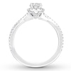 Previously Owned Neil Lane Premiere Diamond Engagement Ring 1-1/3 ct tw Oval & Round-cut 14K White Gold