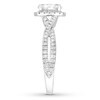 Thumbnail Image 3 of Previously Owned Neil Lane Premiere Diamond Engagement Ring 1-1/3 ct tw Oval & Round-cut 14K Gold - Size 8.5