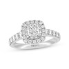 Thumbnail Image 1 of Previously Owned THE LEO Diamond Engagement Ring 1 ct tw Princess & Round-cut 14K White Gold