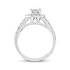 Thumbnail Image 3 of Previously Owned THE LEO Diamond Engagement Ring 1 ct tw Princess & Round-cut 14K White Gold
