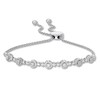 Thumbnail Image 1 of Previously Owned Diamond Bolo Bracelet 1/3 ct tw Round-cut 10K White Gold 9.5&quot;