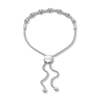 Thumbnail Image 3 of Previously Owned Diamond Bolo Bracelet 1/3 ct tw Round-cut 10K White Gold 9.5&quot;