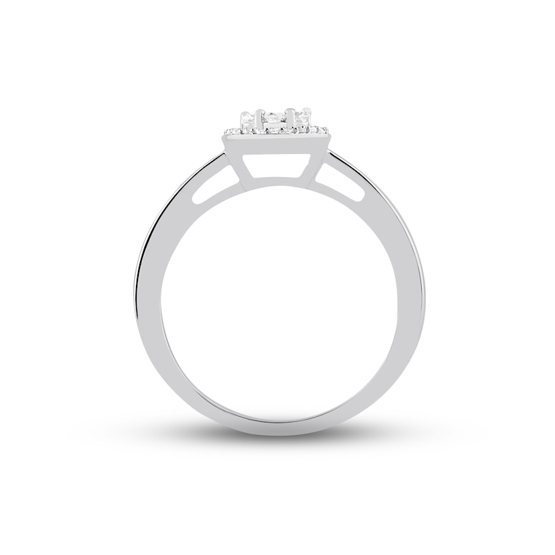 Main Image 2 of Previously Owned Diamond Ring 1/4 ct tw Round-cut 10K White Gold