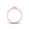 Thumbnail Image 3 of Previously Owned Diamond Promise Ring 1/4 ct tw Round-cut 10K Rose Gold
