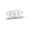 Thumbnail Image 1 of Previously Owned Three-Stone Diamond Ring 3/4 ct tw 10K White Gold Size 7