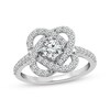 Thumbnail Image 0 of Previously Owned Center of Me Diamond Ring 1 ct tw 14K White Gold