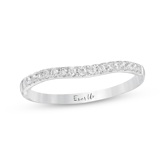 Previously Owned Ever Us Diamond Wedding Band 1/6 ct tw 14K White Gold