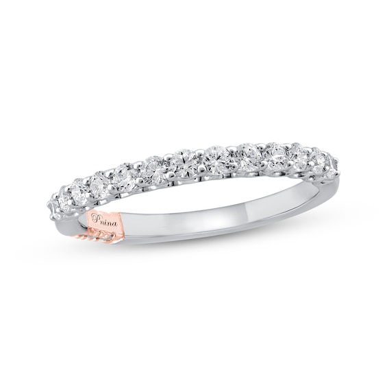 Previously Owned Diamond Wedding Band 1/2 ct tw Round-cut 14K Two-Tone Gold