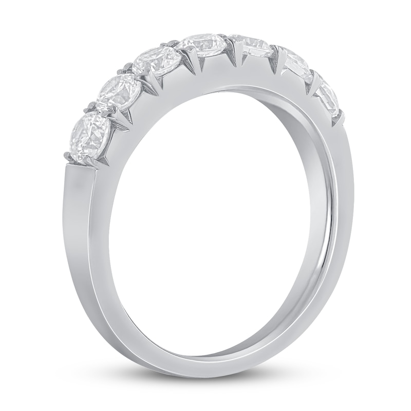 Main Image 2 of Previously Owned Diamond Anniversary Ring 1 ct tw Round 14K White Gold