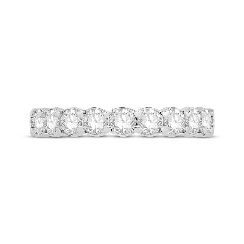 Main Image 2 of Previously Owned Diamond Anniversary Ring 1 ct tw Round-cut 14K White Gold