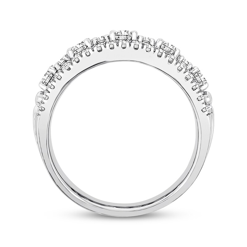 Main Image 4 of Previously Owned Diamond Anniversary Band 1 ct tw Round-cut 14K White Gold