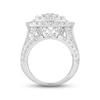 Thumbnail Image 2 of Previously Owned Diamond Engagement Ring 4 ct tw Round/Baguette 10K White Gold