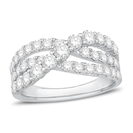 Previously Owned Diamond Ring 1-1/2 ct tw Round 14K White Gold