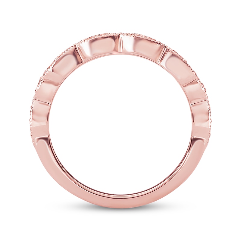 Previously Owned Diamond Anniversary Band 1/5 carat tw Round-cut 14K Rose Gold