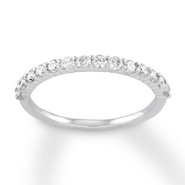 Previously Owned Diamond Wedding Band 1/2 carat tw Round 14K White Gold