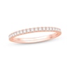 Thumbnail Image 0 of Previously Owned Colorless Diamond Band 1/4 ct tw Round-Cut 14K Rose Gold