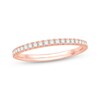 Thumbnail Image 0 of Previously Owned Colorless Diamond Band 1/4 ct tw Round-Cut 14K Rose Gold