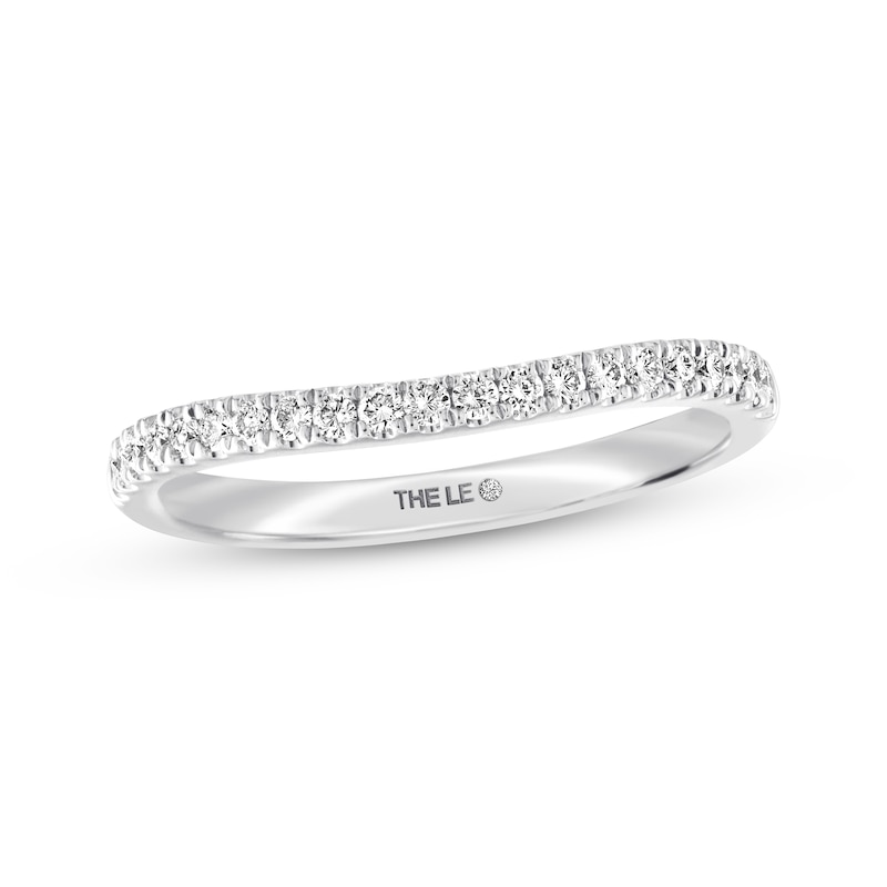 Previously Owned THE LEO Diamond Wedding Band 1/5 ct tw Round-cut 14K White Gold