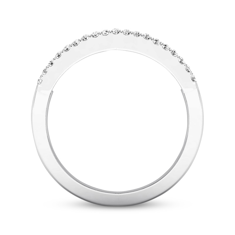 Main Image 4 of Previously Owned Diamond Anniversary Band 1 ct tw Oval and Round-Cut 14K White Gold