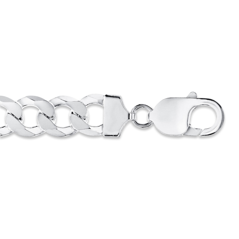 Main Image 2 of Previously Owned Curb Chain Necklace Solid Sterling Silver 22&quot; Length
