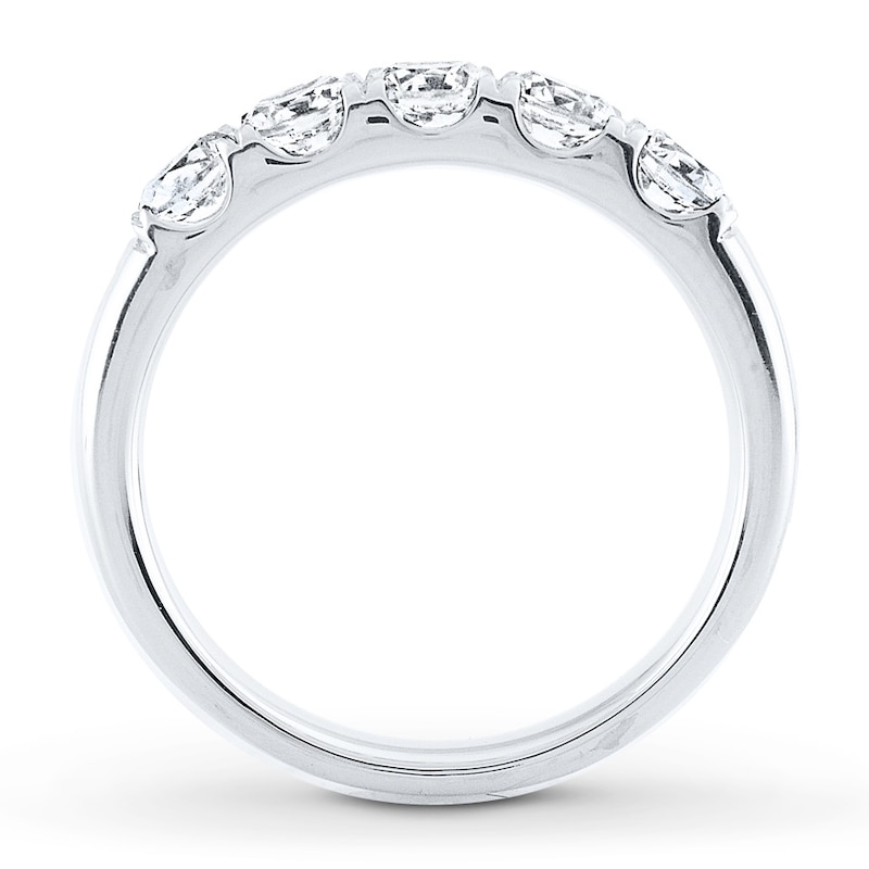 Previously Owned Diamond Anniversary Band 1 ct tw Round-cut 14K White Gold