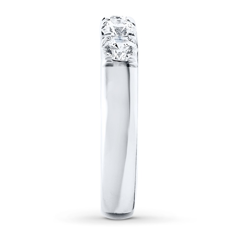 Previously Owned Diamond Anniversary Band 1 ct tw Round-cut 14K White Gold