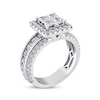 Thumbnail Image 2 of Previously Owned Diamond Engagement Ring 2 ct tw Princess & Round-cut 14K White Gold