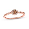 Previously Owned Le Vian Chocolate Diamond Ring 1/4 ct tw 14K Strawberry Gold