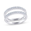 Thumbnail Image 1 of Previously Owned THE LEO Ideal Cut Diamond Enhancer Band 1/2 ct tw Round-cut 14K White Gold