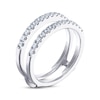 Thumbnail Image 2 of Previously Owned THE LEO Ideal Cut Diamond Enhancer Band 1/2 ct tw Round-cut 14K White Gold