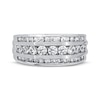 Thumbnail Image 2 of Previously Owned Men's Diamond Wedding Ring 1-1/2 ct tw Round-cut 10K White Gold