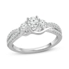 Thumbnail Image 0 of Previously Owned 3 Stone Diamond Engagement Ring 3/4 ct tw Round-cut 10K White Gold