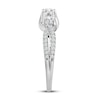 Thumbnail Image 2 of Previously Owned 3 Stone Diamond Engagement Ring 3/4 ct tw Round-cut 10K White Gold