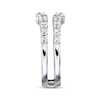 Thumbnail Image 2 of Previously Owned THE LEO Diamond Enhancer Ring 1 ct tw Round-cut 14K White Gold
