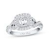 Thumbnail Image 0 of Previously Owned Neil Lane Diamond Engagement Ring 1 ct tw Cushion, Marquise & Round-cut 14K White Gold