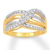 Thumbnail Image 1 of Previously Owned Diamond Ring 1/2 ct tw Round-cut 10K Yellow Gold